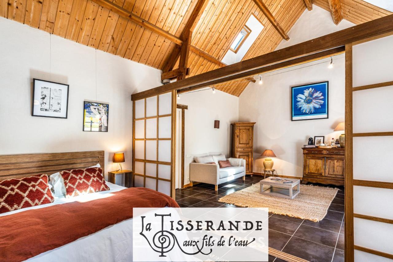 La Tisserande : Maison D'Hotes Creative & Ecologique Saint-Thégonnec Exteriör bild